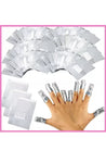 Nail Foil Gel WrapsPolish Remover, Soak Off UV Led Acrylic Removal, No Acetone