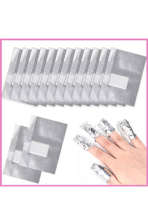 Nail Foil Gel WrapsPolish Remover, Soak Off UV Led Acrylic Removal, No Acetone