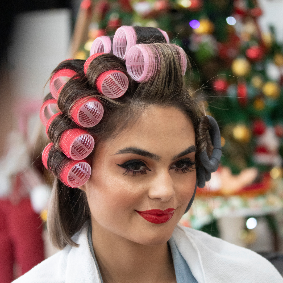 Thermal Hair Rollers for Fast Styling – Heated thermal rollers designed for quick and long-lasting curls with minimal effort.
