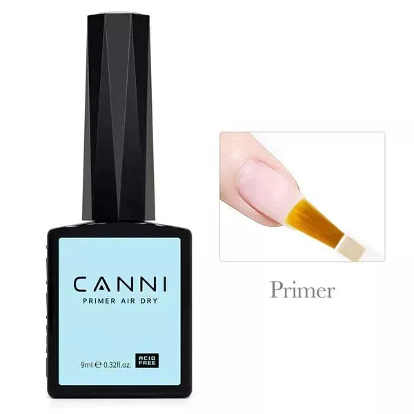 CANNI Nail Gel Polish Colors | Base & Top Coat | Soak Off UV/LED 9ml | HEMA FREE