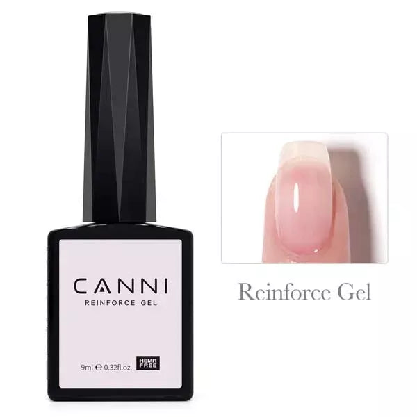 CANNI Nail Gel Polish Colors | Base & Top Coat | Soak Off UV/LED 9ml | HEMA FREE