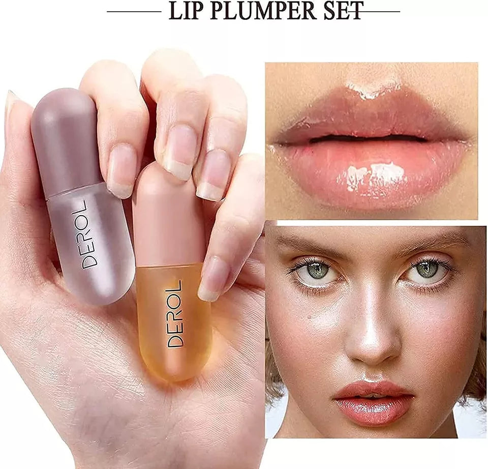 DEROL Lip Plumper Extreme Serum | Lip Gloss Maximizer for Bigger, Fuller Lips