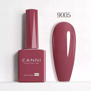 CANNI Nail Gel Polish Colors | Base & Top Coat | Soak Off UV/LED 9ml | HEMA FREE