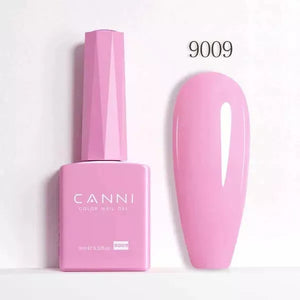 CANNI Nail Gel Polish Colors | Base & Top Coat | Soak Off UV/LED 9ml | HEMA FREE