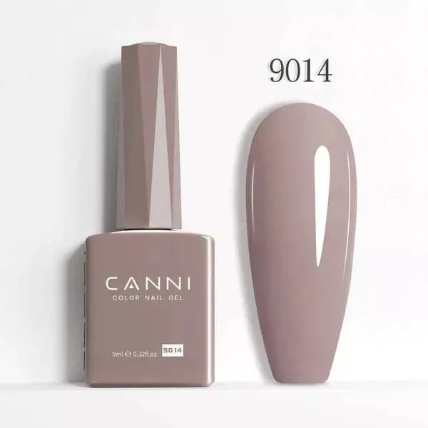 CANNI Nail Gel Polish Colors | Base & Top Coat | Soak Off UV/LED 9ml | HEMA FREE