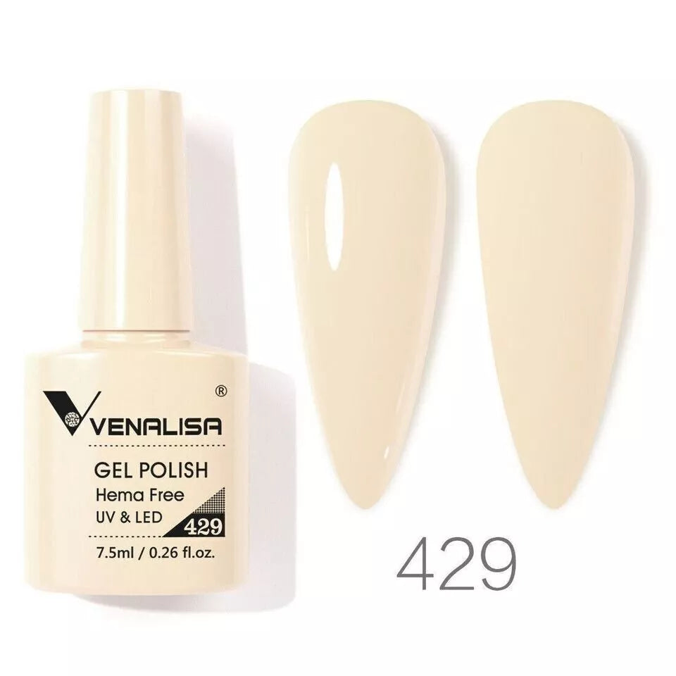 VENALISA HEMA Free Nail Gel Polish | 60 Colors UV/LED Soak Off Glitter Sparkle