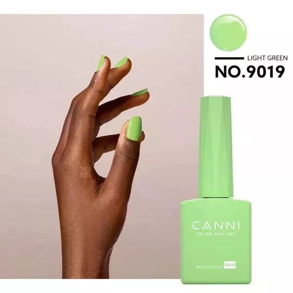 CANNI Nail Gel Polish Colors | Base & Top Coat | Soak Off UV/LED 9ml | HEMA FREE