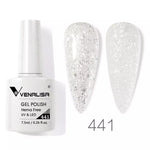 VENALISA HEMA Free Nail Gel Polish | 60 Colors UV/LED Soak Off Glitter Sparkle