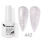 VENALISA HEMA Free Nail Gel Polish | 60 Colors UV/LED Soak Off Glitter Sparkle