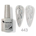 VENALISA HEMA Free Nail Gel Polish | 60 Colors UV/LED Soak Off Glitter Sparkle