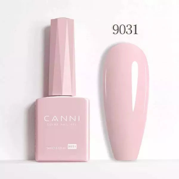 CANNI Nail Gel Polish Colors | Base & Top Coat | Soak Off UV/LED 9ml | HEMA FREE