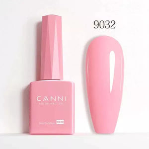 CANNI Nail Gel Polish Colors | Base & Top Coat | Soak Off UV/LED 9ml | HEMA FREE