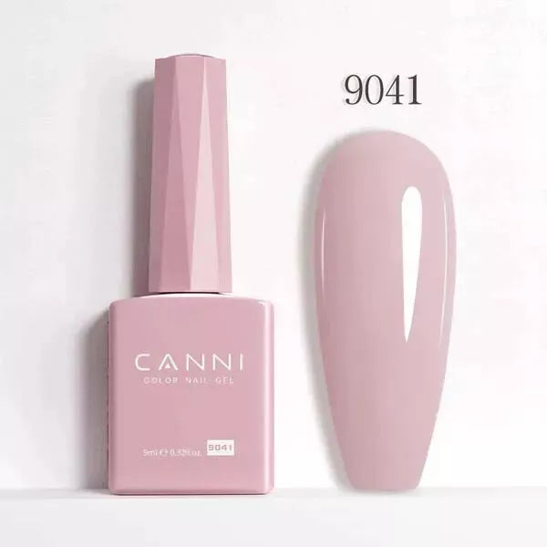 CANNI Nail Gel Polish Colors | Base & Top Coat | Soak Off UV/LED 9ml | HEMA FREE