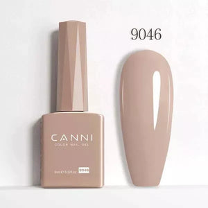 CANNI Nail Gel Polish Colors | Base & Top Coat | Soak Off UV/LED 9ml | HEMA FREE