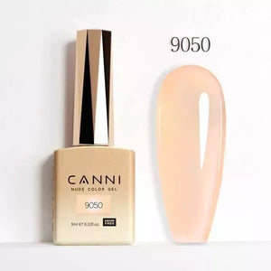 CANNI Nail Gel Polish Colors | Base & Top Coat | Soak Off UV/LED 9ml | HEMA FREE