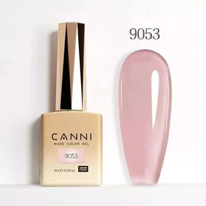 CANNI Nail Gel Polish Colors | Base & Top Coat | Soak Off UV/LED 9ml | HEMA FREE