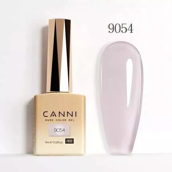 CANNI Nail Gel Polish Colors | Base & Top Coat | Soak Off UV/LED 9ml | HEMA FREE