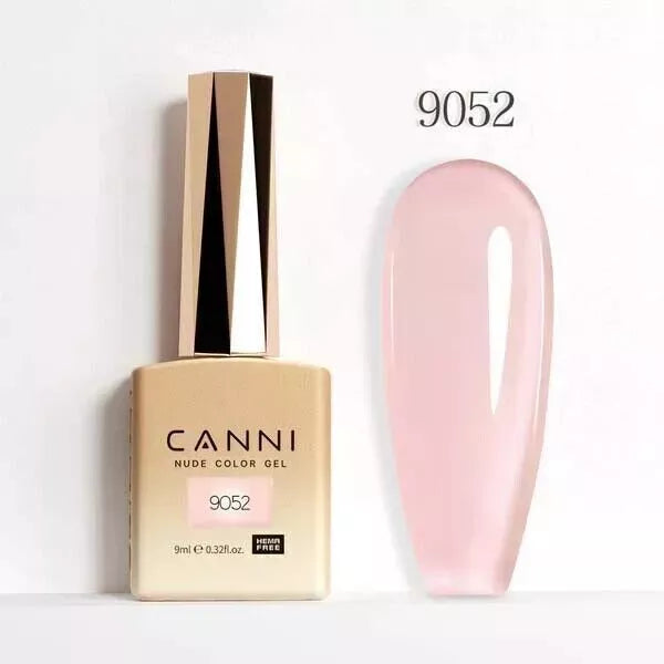 CANNI Nail Gel Polish Colors | Base & Top Coat | Soak Off UV/LED 9ml | HEMA FREE